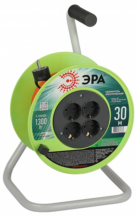 Удлинитель Эра  RP-4e-3х0.75-30m