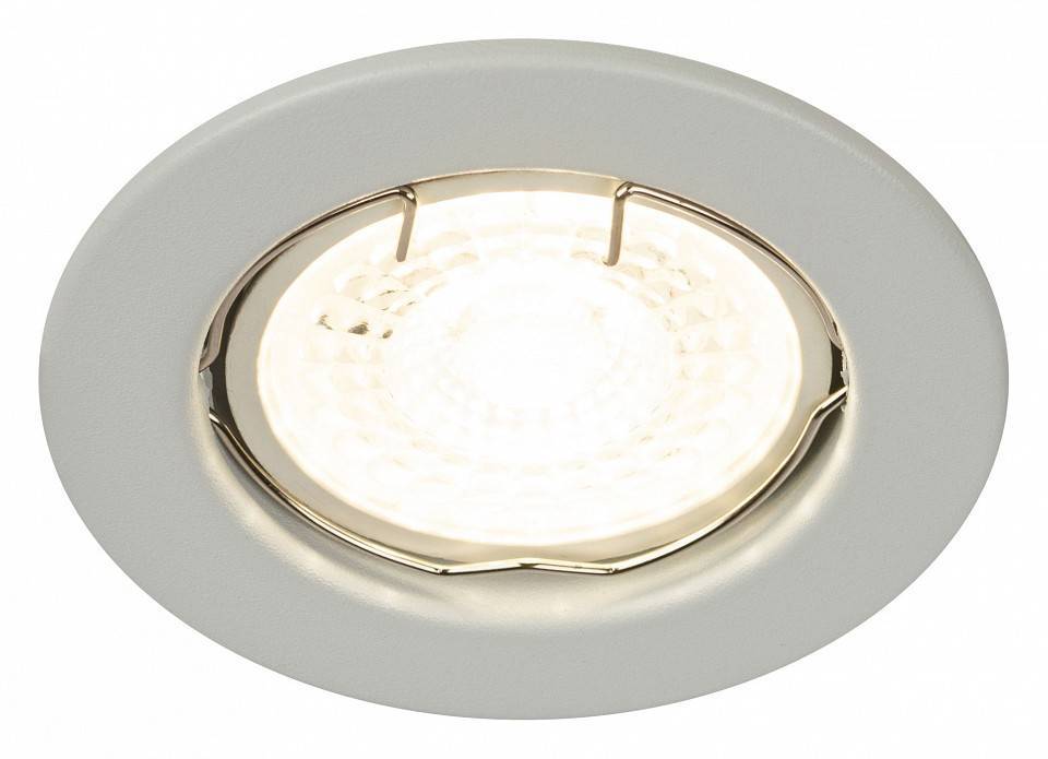 Встраиваемый светильник ЭРА ST1 GU5.3 белый/хром Б0059740