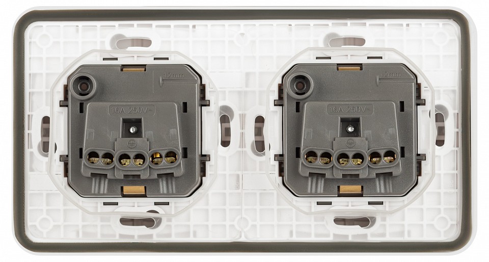 Розетка с заземлением и со шторкой, с крышкой Эра Эра Эксперт 11-2524-01