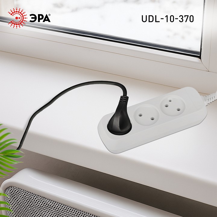 Удлинитель Эра  UDL-10-370