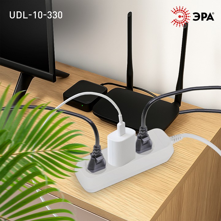 Удлинитель Эра  UDL-10-330