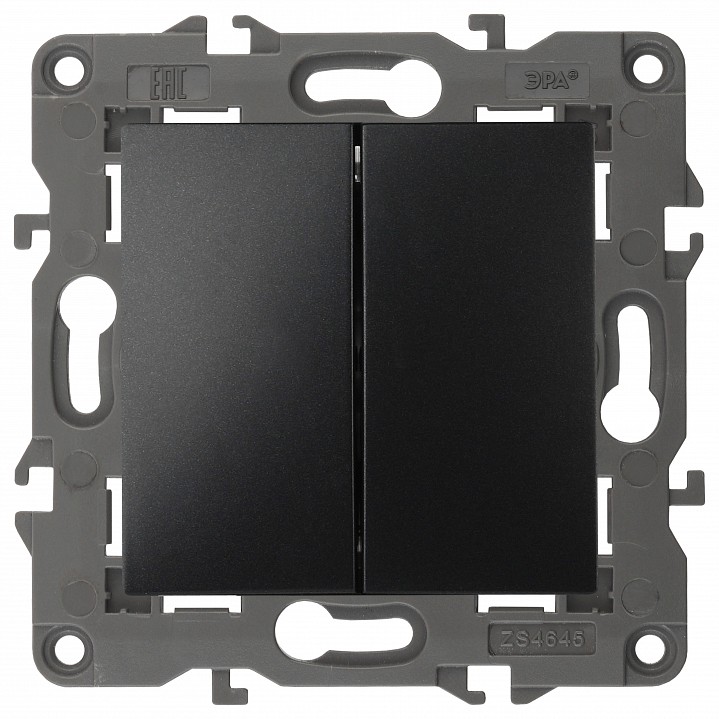 Переключатель перекрестный двухклавишный без рамки Эра Эра Elegance 14-1112-05