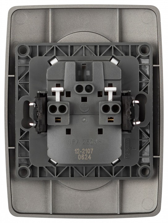 Розетка двойная без заземления Эра Эра 12 12-2107-16