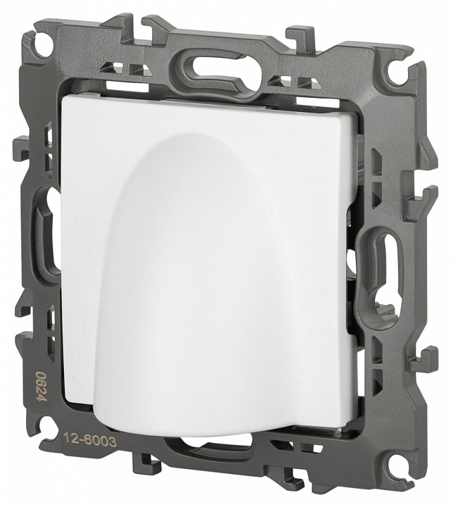 Розетка для вывод кабеля без рамки Эра Эра 12 12-6003-01М