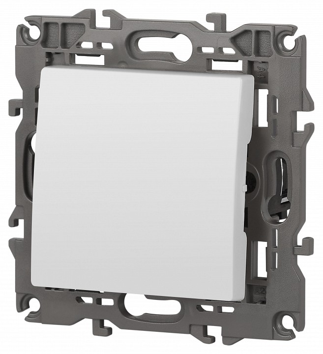 Выключатель одноклавишный без рамки Эра Эра Elegance 14-1111-01М