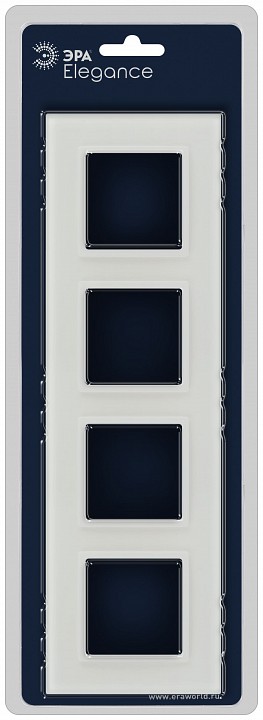 Рамка на 4 поста Эра Эра Elegance 14-5104-01М