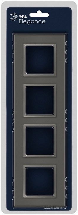 Рамка на 4 поста Эра Эра Elegance 14-5104-16