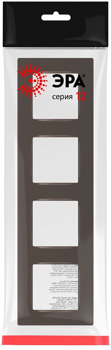 Рамка на 4 поста Эра Эра 12 12-5204-13