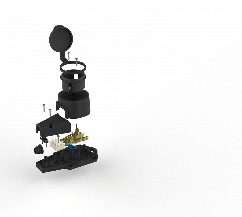 Колодка Эра  KX-1e-B-IP44