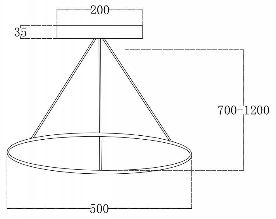 Подвесной светильник Escada Euler 10228/1LED