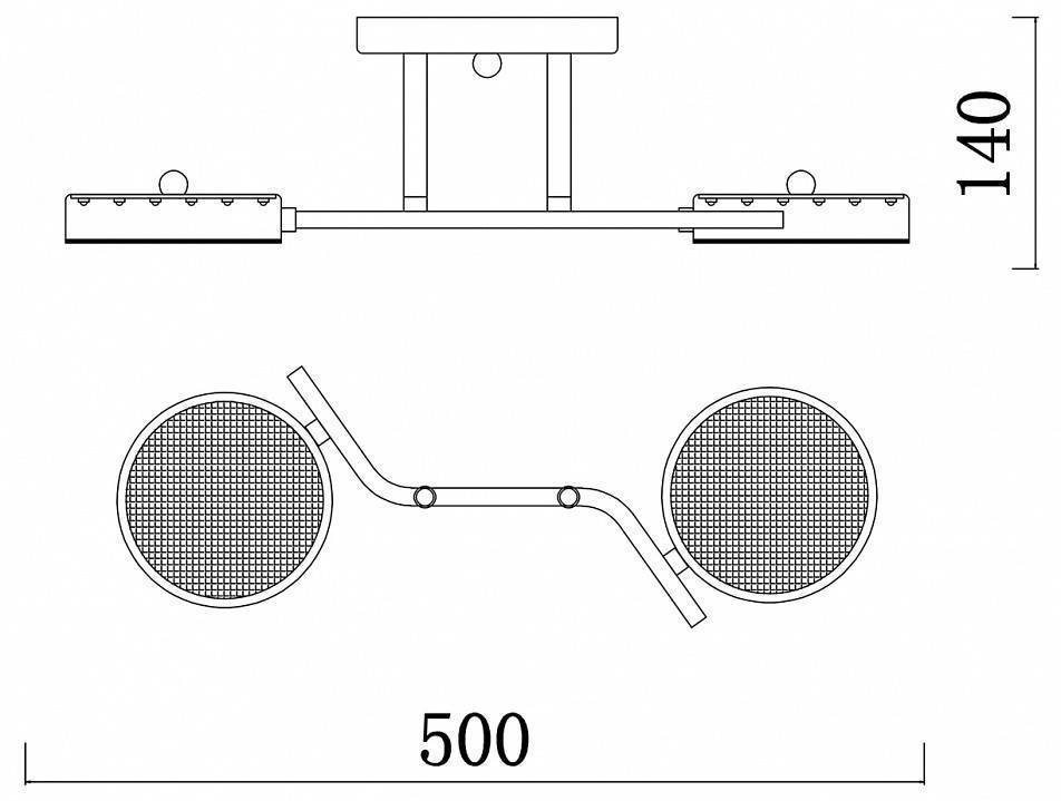Светильник на штанге Escada Starlight 10273/2LED