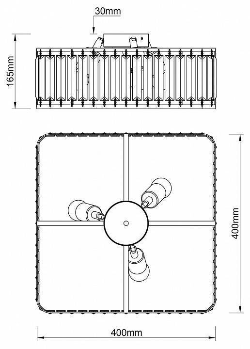 Накладной светильник Escada Unona 2117/3