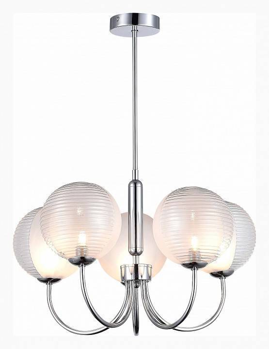 Люстра на штанге EVOLUCE Aveiro 5 ламп SLE1096-103-05