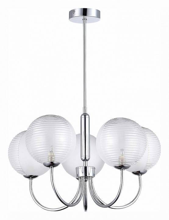 Люстра на штанге EVOLUCE Aveiro 5 ламп SLE1096-103-05