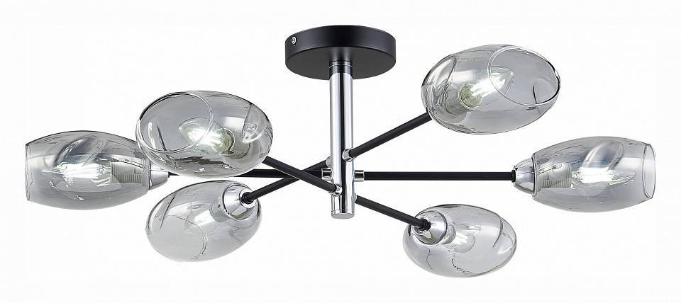 Люстра на штанге EVOLUCE Gloa 6 ламп SLE155512-06