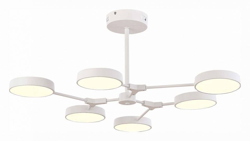 Люстра на штанге EVOLUCE Monta 6 ламп SLE6003-502-06