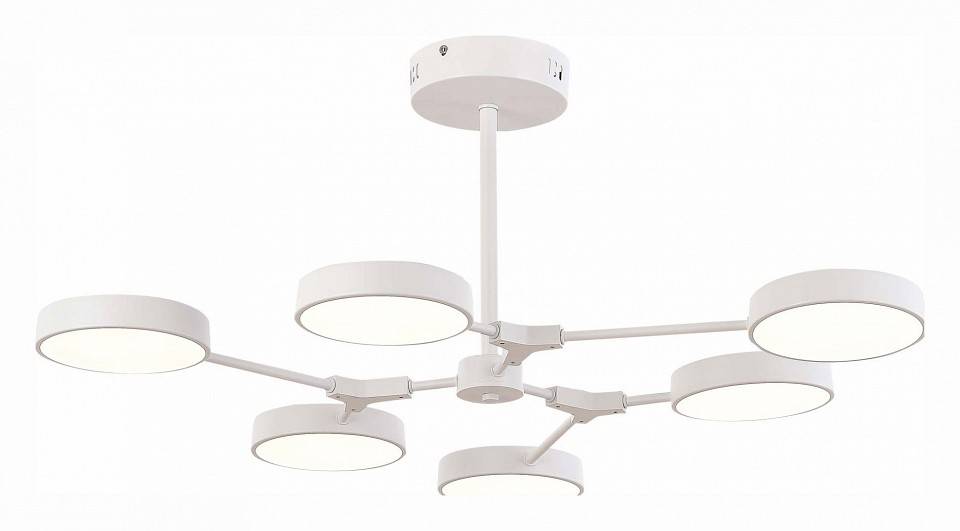 Люстра на штанге EVOLUCE Monta 6 ламп SLE6003-502-06