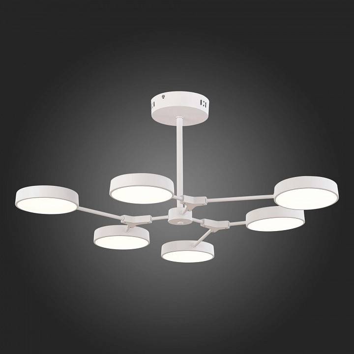 Люстра на штанге EVOLUCE Monta 6 ламп SLE6003-502-06