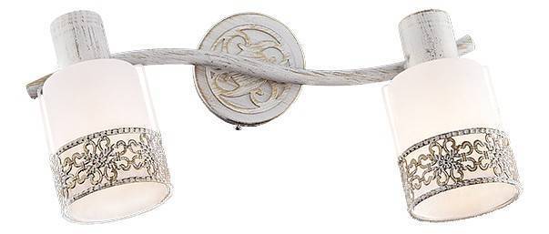 Спот Eurosvet Silvia 20025/2 белый с золотом