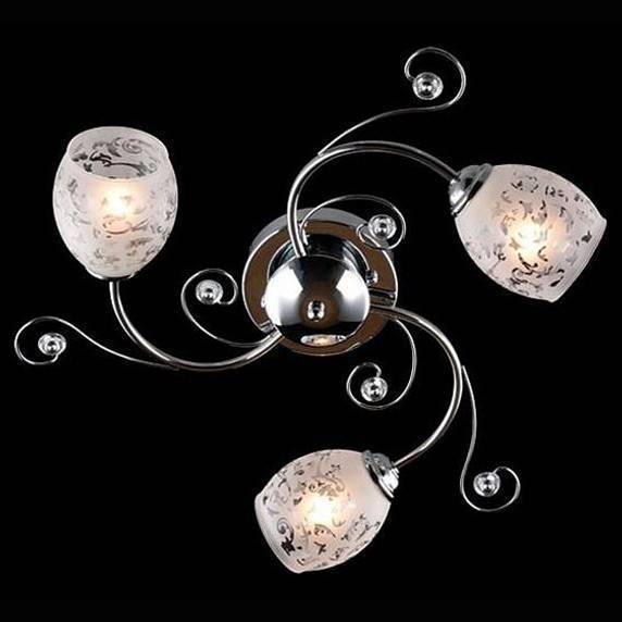 Потолочная люстра Eurosvet Roksana 9677/3 хром 9677/3