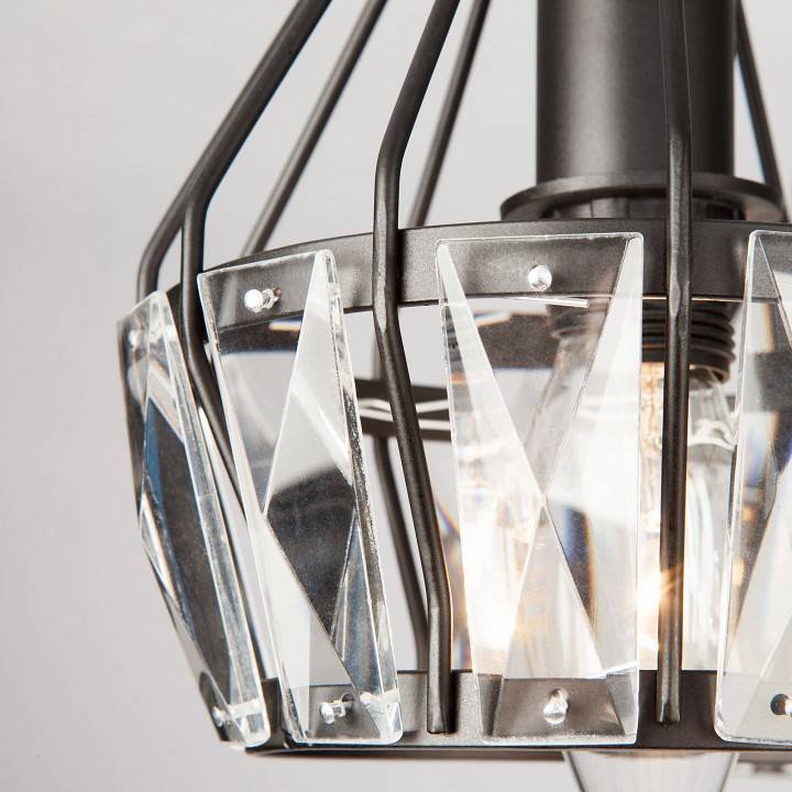 Люстра на штанге Eurosvet Lord черный 70075/5