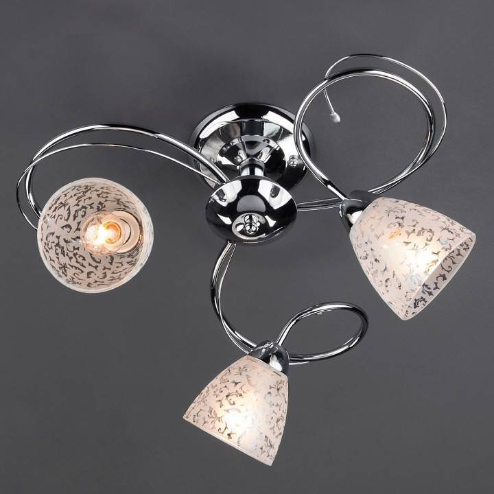 Люстра на штанге Eurosvet Natalie 30130/3 хром 30130/3