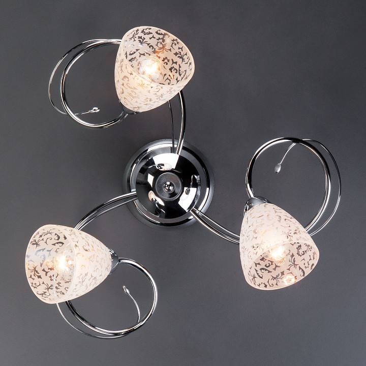 Люстра на штанге Eurosvet Natalie 30130/3 хром 30130/3