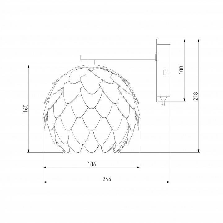 Бра Bogate's Cedro 304