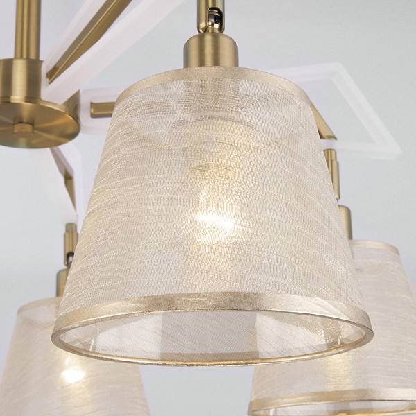 Люстра на штанге Eurosvet Alicante 60082/5 золотая бронза 60082/5