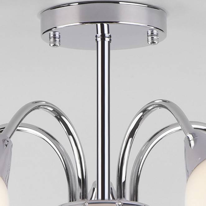 Люстра на штанге Eurosvet Ellene 30149/5 хром 30149/5