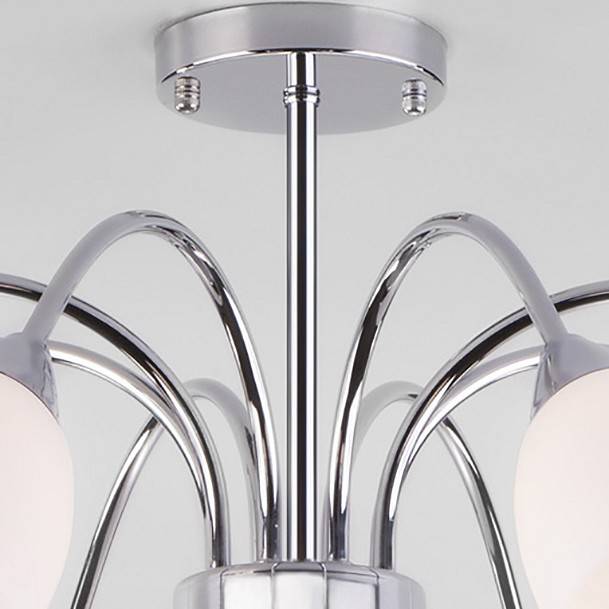 Люстра на штанге Eurosvet Ellene 30149/8 хром 30149/8