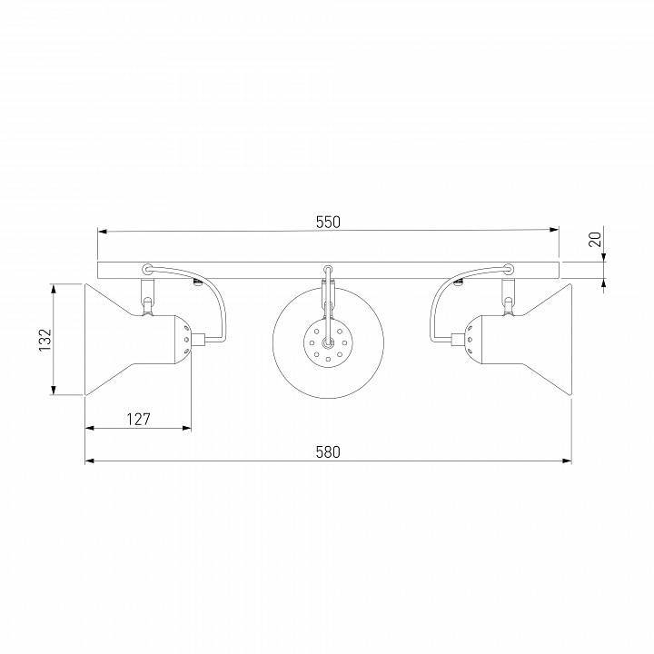 Спот Eurosvet Canotier золото 20082/3