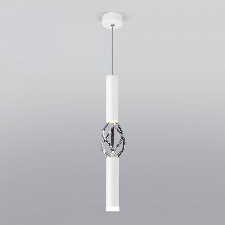 Подвесной светильник Eurosvet Lance 50191/1 LED белый/хром