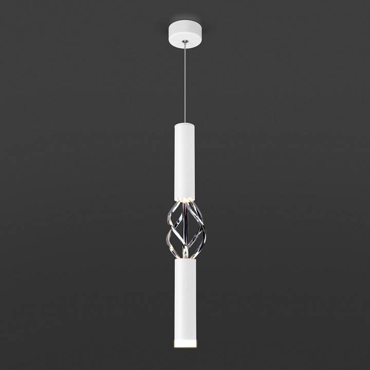 Подвесной светильник Eurosvet Lance 50191/1 LED белый/хром