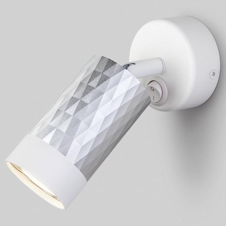 Бра Eurosvet Mizar белый/серебро 20088/1