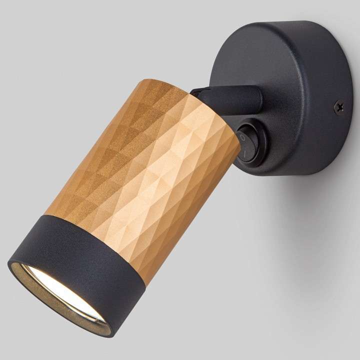 Бра Eurosvet Mizar черный/золото 20088/1