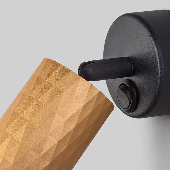 Бра Eurosvet Mizar черный/золото 20088/1