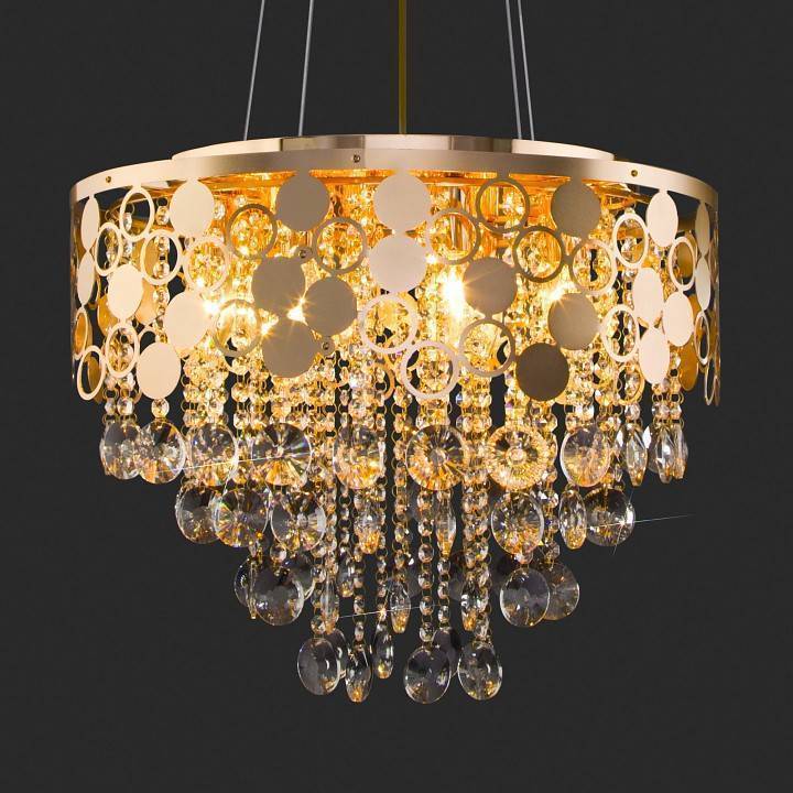 Подвесной светильник Eurosvet Lianna 10123/8 золото Strotskis Smart 10123/8