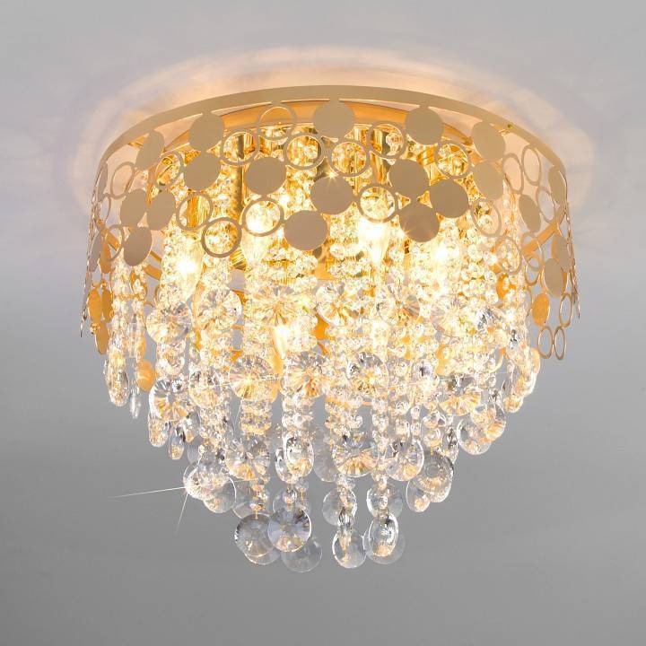 Подвесной светильник Eurosvet Lianna 10123/8 золото Strotskis Smart 10123/8