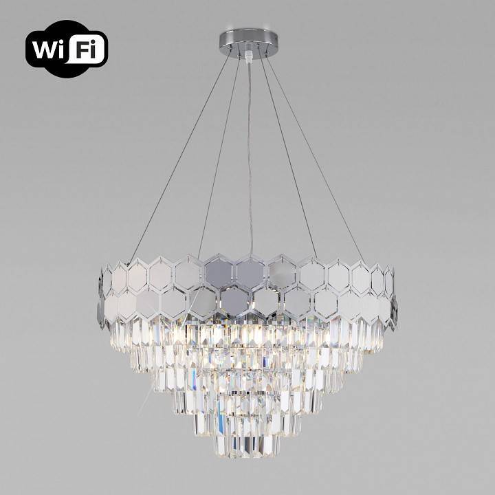 Подвесной светильник Eurosvet Ariana 10124/8 Strotskis Smart хром 10124/8 хром