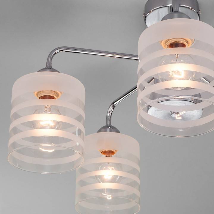 Люстра на штанге Eurosvet Essence хром 30176/5