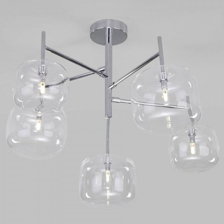 Люстра на штанге Eurosvet Jar хром 70128/5