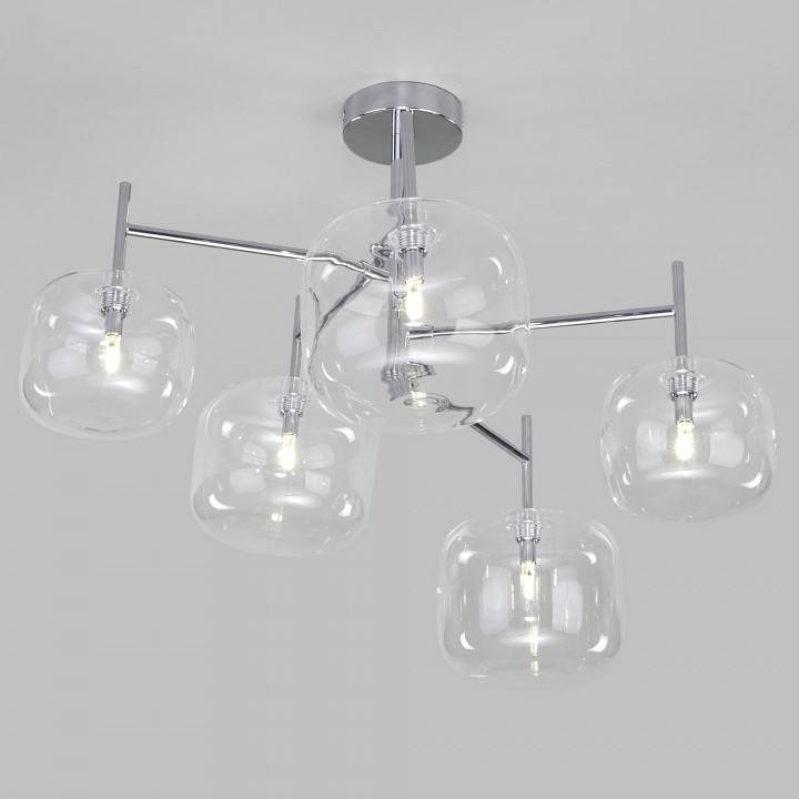 Люстра на штанге Eurosvet Jar хром 70128/5