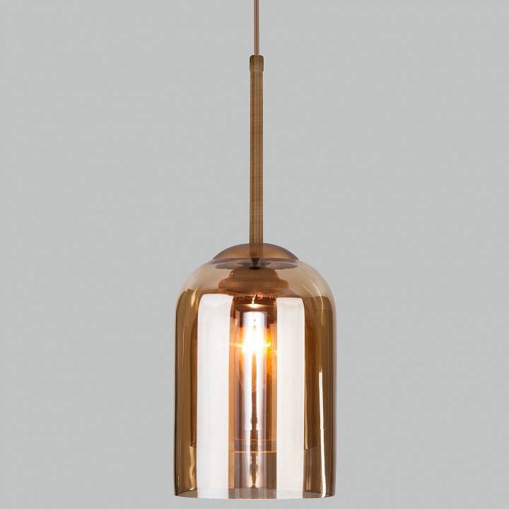 Подвесной светильник Eurosvet Ennio янтарный 50228/1