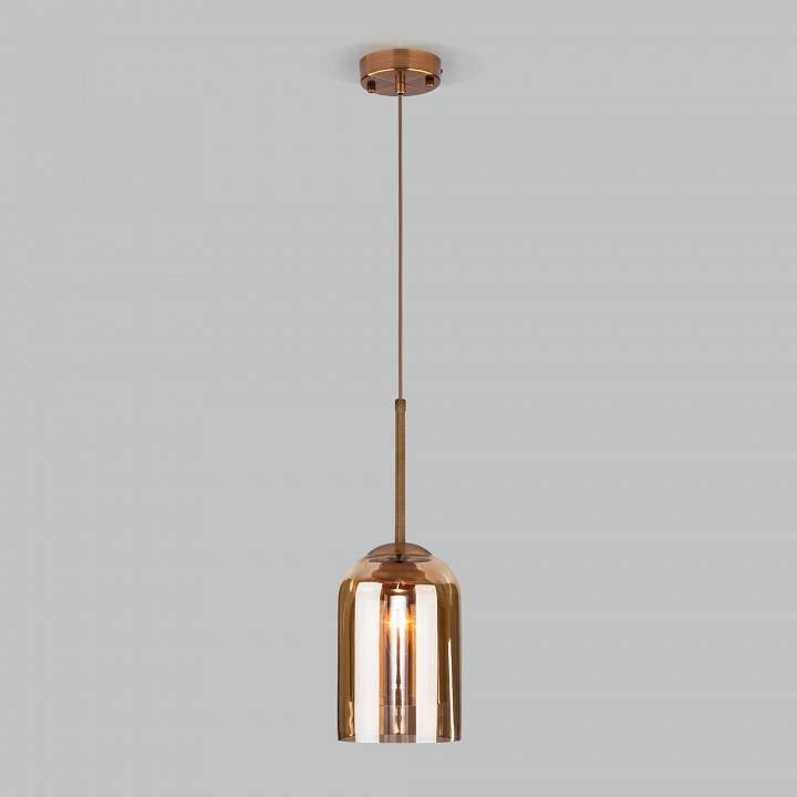 Подвесной светильник Eurosvet Ennio янтарный 50228/1