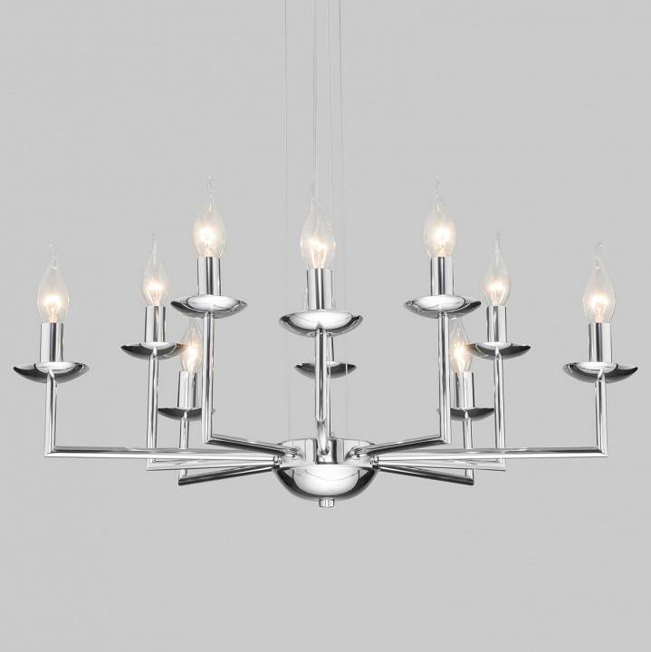 Подвесная люстра Eurosvet Cariso хром 60150/10