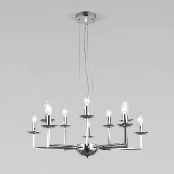 Подвесная люстра Eurosvet Cariso хром 60150/10