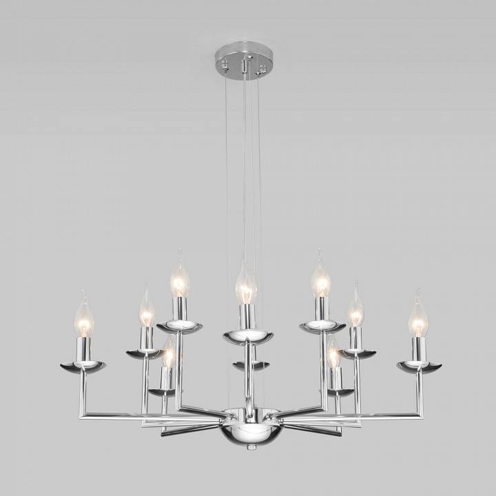 Подвесная люстра Eurosvet Cariso хром 60150/10