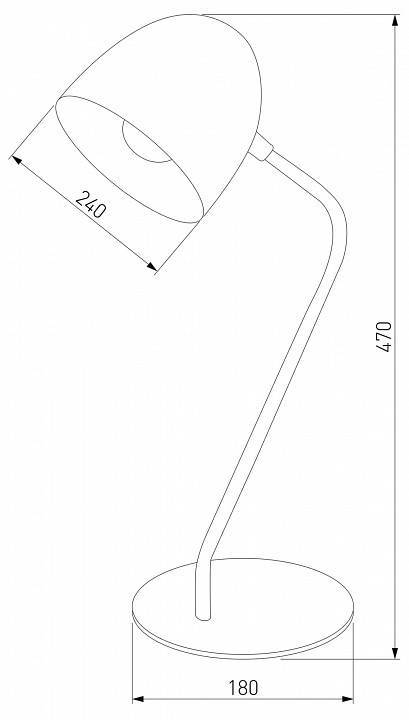 Настольная лампа офисная TK Lighting Soho 5036 Soho Black