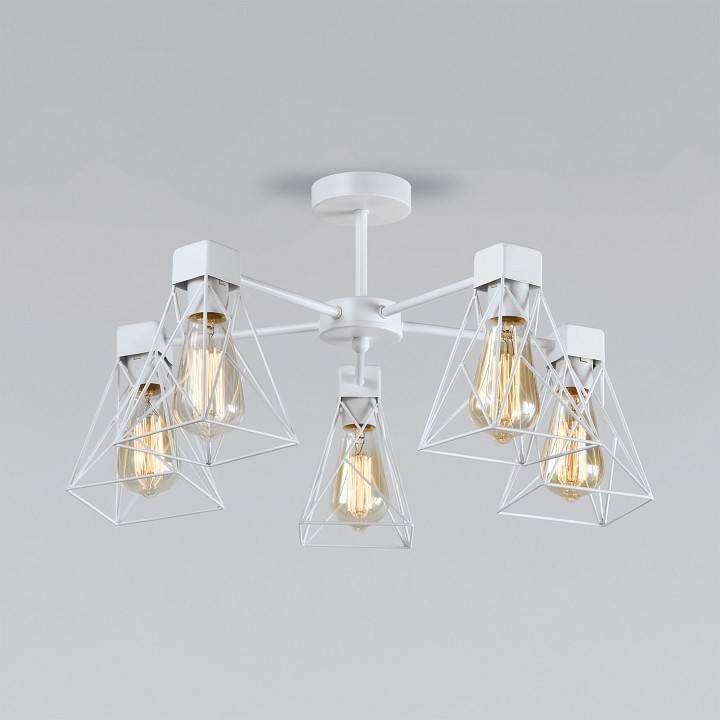 Люстра на штанге Eurosvet Trappola 70107/5 белый 70107/5